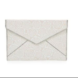 Rebecca Minkoff Floral Embossed Leo Clutch